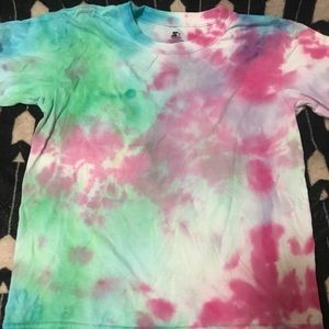 Kids starter tie-dye shirt large